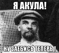 я акула! ну заебись теперь !