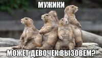 мужики может девочек вызовем?