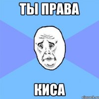 ты права киса