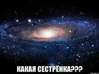  какая сестрёнка???