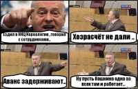 Ездил в ННЦ Наркологии , говорил с сотрудниками.. Хозрасчёт не дали .. Аванс задерживают.. Ну пусть Кошкина одна за всех там и работает...