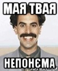 мая твая непонєма