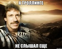 а троллинге не слышал еще