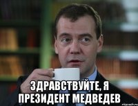  здравствуйте, я президент медведев