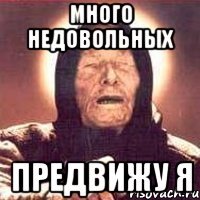 много недовольных предвижу я