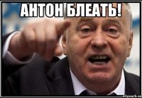 антон блеать! 