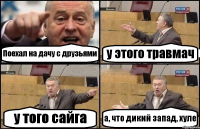 Поехал на дачу с друзьями у этого травмач у того сайга а, что дикий запад, хуле