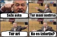 Sežu aska Tur mani nodirsa Tur ari Ko es izdariju?