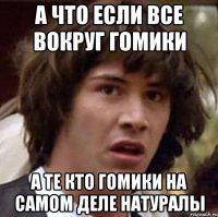 а что если все вокруг гомики а те кто гомики на самом деле натуралы