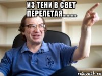 из тени в свет перелетая.......... 