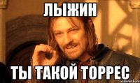 лыжин ты такой торрес