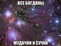 все богданы мудачки и сучки