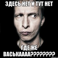 здесь нет и тут нет где же васькаааа???