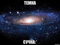 темка сучка:*