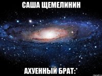 саша щемелинин ахуенный брат:*