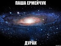 паша ермейчук дурак