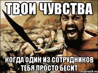 твои чувства когда один из сотрудников тебя просто бесит