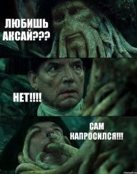 ЛЮБИШЬ АКСАЙ??? НЕТ!!! САМ НАПРОСИЛСЯ!!!