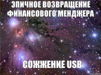 ЭПИЧНОЕ Возвращение Финансового Менджера СОЖЖЕНИЕ USB