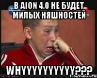 в aion 4.0 не будет милых няшностей whyyyyyyyyyy???