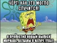 чёрт! как это могло случится! я пропустил новый выпуск журнала, патцаны в натуре !!!аа!!