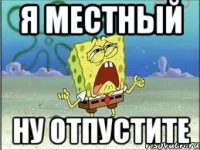 я местный ну отпустите