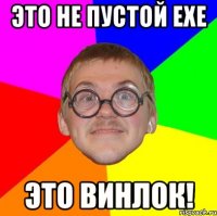 это не пустой exe это винлок!