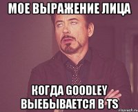 мое выражение лица когда goodley выебывается в ts