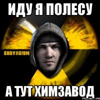 иду я полесу а тут химзавод