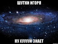 шутки игоря ну хууууй знает