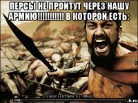 персы не проитут через нашу армию!!! в которой есть: бендер,3 богатыря,хрус team со всеми!!!