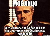 моё лицо когда жиробас 80 lvl подошёл ко мне и пытается впарить мне свой блядосовет