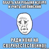 пахать как рабыня изаура и учить английский ради кона на сверхъестественное