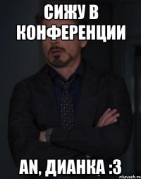 сижу в конференции an, дианка :3