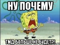 ну почему тмд больше не будет?!