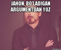 jahon, bo'ladigan argumentdan yoz 