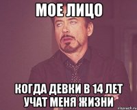 мое лицо когда девки в 14 лет учат меня жизни