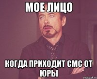 мое лицо когда приходит смс от юры