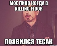 мое лицо когда в killing floor появился тесак