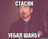 стасян уебал шайбу