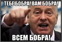 тебе бобра! вам бобра! всем бобра!