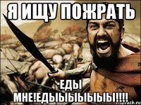 я ищу пожрать еды мне!едыыыыыыы!!!