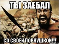 ты заебал со своей порнушкой!!!