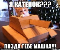 я катёнок??? пизда тебе машка!!!