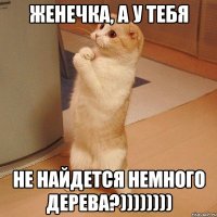 женечка, а у тебя не найдется немного дерева?))))))))