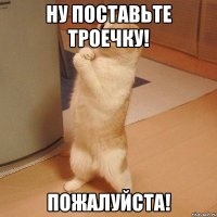 ну поставьте троечку! пожалуйста!