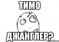 тимо джанглер?