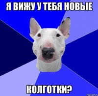 я вижу у тебя новые колготки?