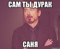 сам ты дурак саня