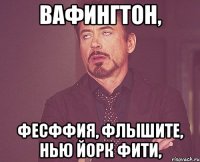 вафингтон, фесффия, флышите, нью йорк фити,